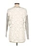Kensie Metallic Silver Pullover Sweater Size L - photo 2