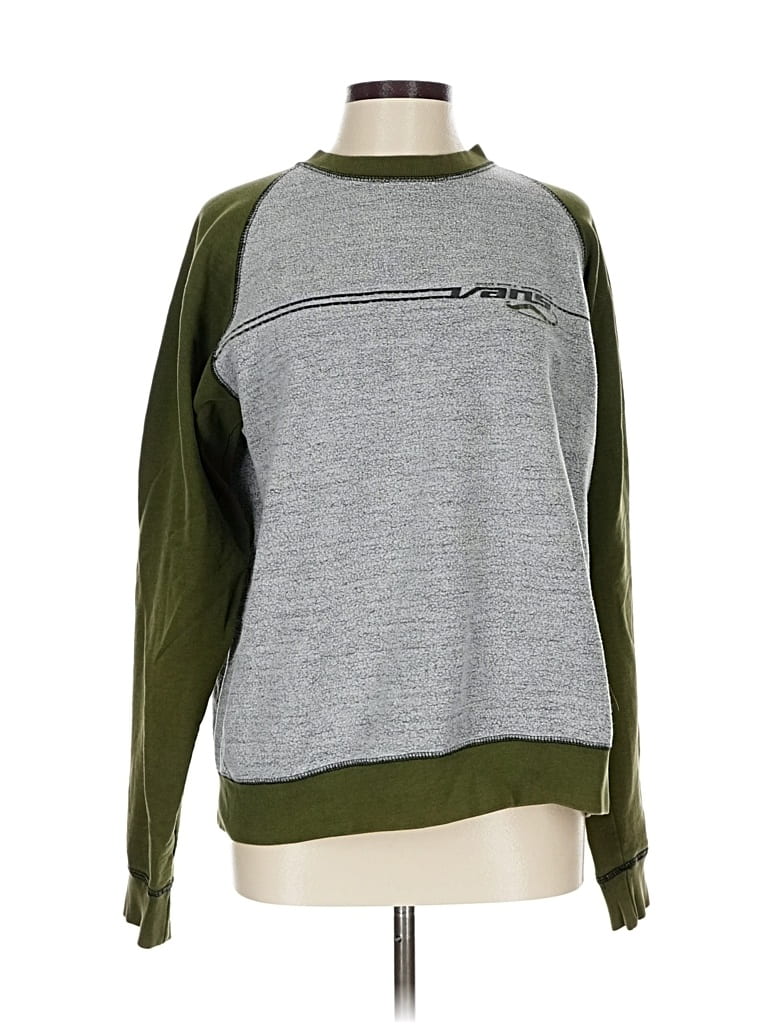 Pre-owned Vans Sweatshirt In Gray