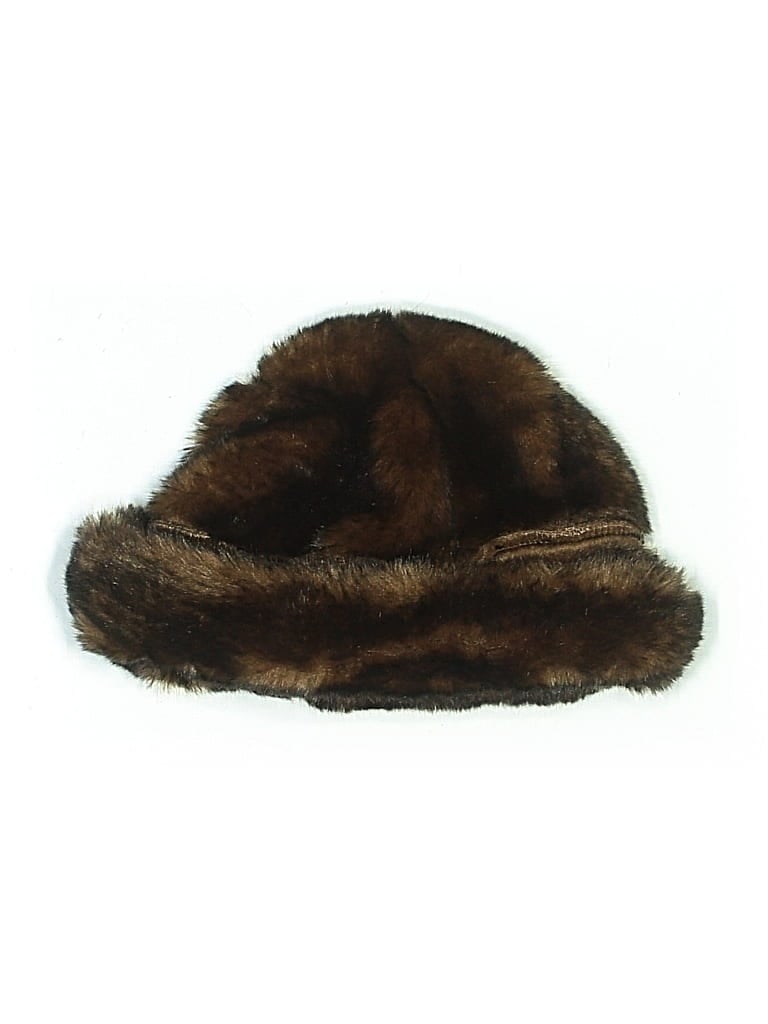Pre-owned Parkhurst Beanie Hat In Brown