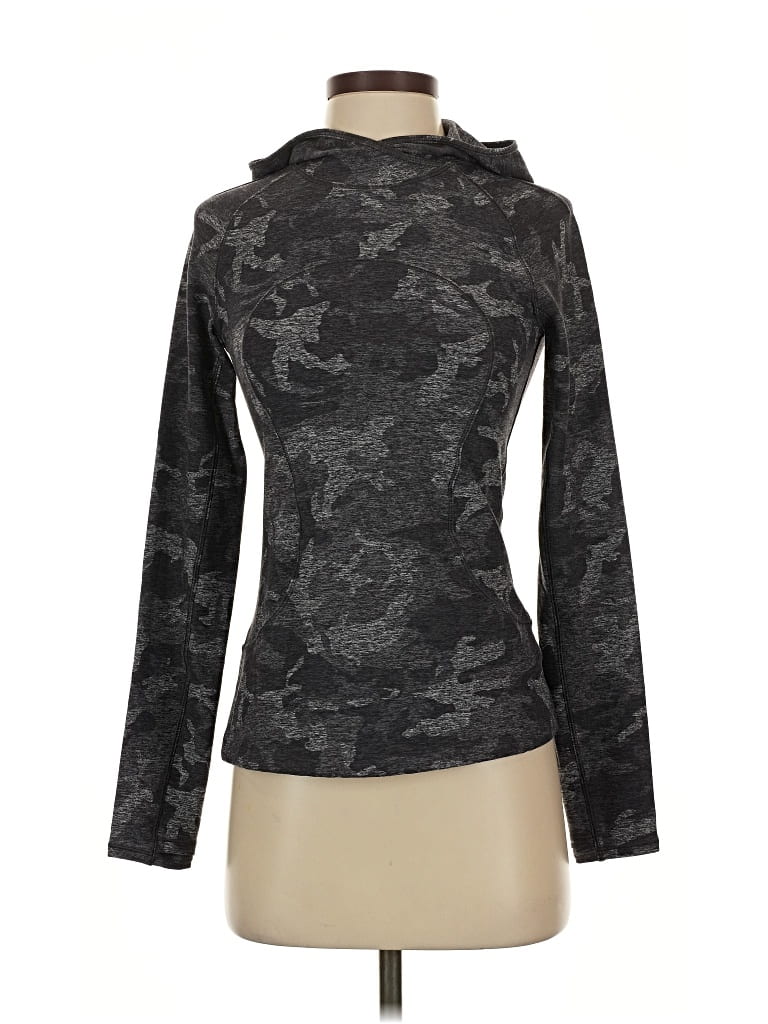 Pre-owned Lululemon Athletica Pullover Hoodie In Gray