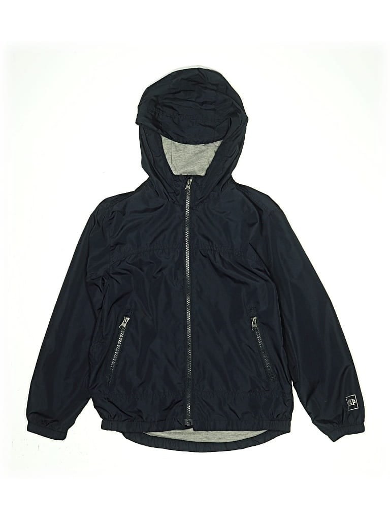 Pre-owned Gap Kids' Windbreaker Jacket In Blue