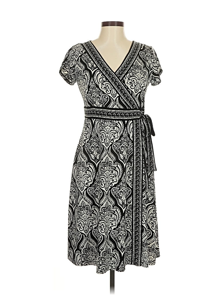 Pre-owned Apt. 9 Casual Dress In Gray