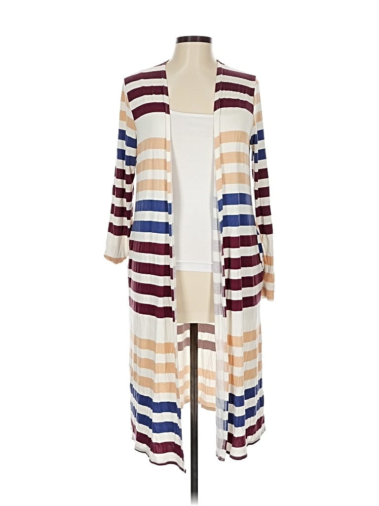 Pre-owned Oddi Cardigan Sweater In White