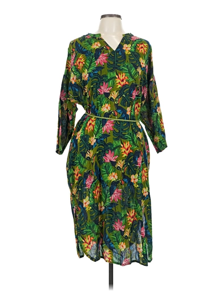 Pre-owned Studio Casual Dress In Green