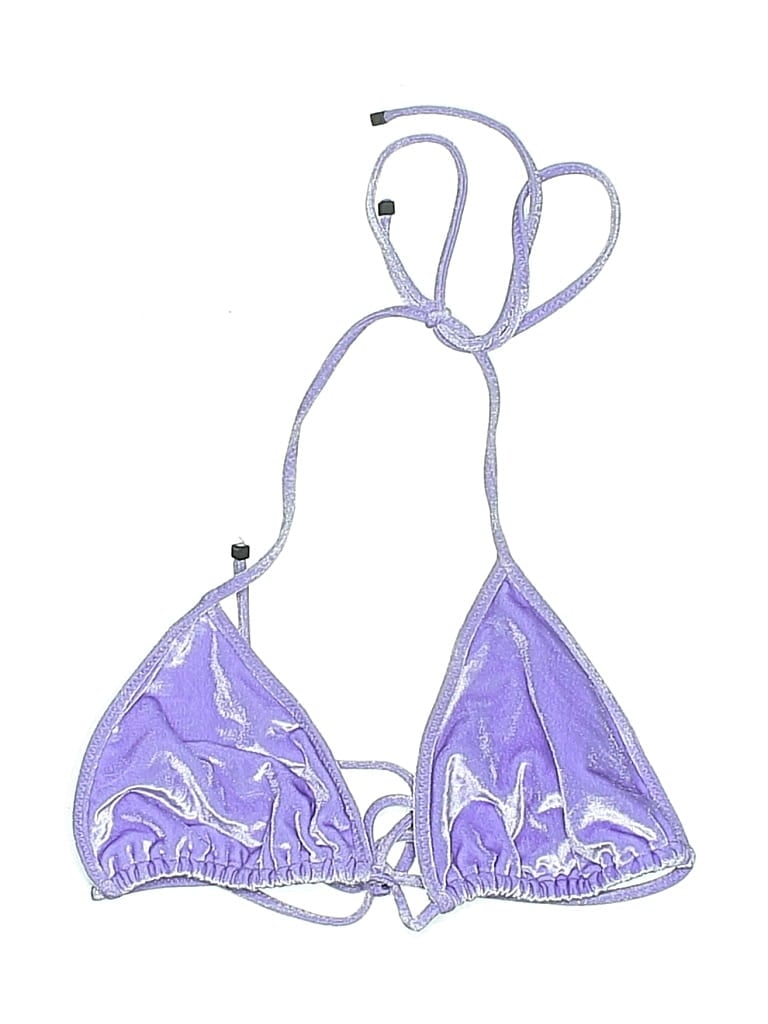 Pre-owned Triangl Swimsuit Top Purple Swimwear