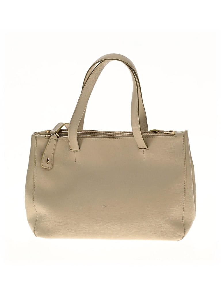 Pre-owned Furla Satchel In White