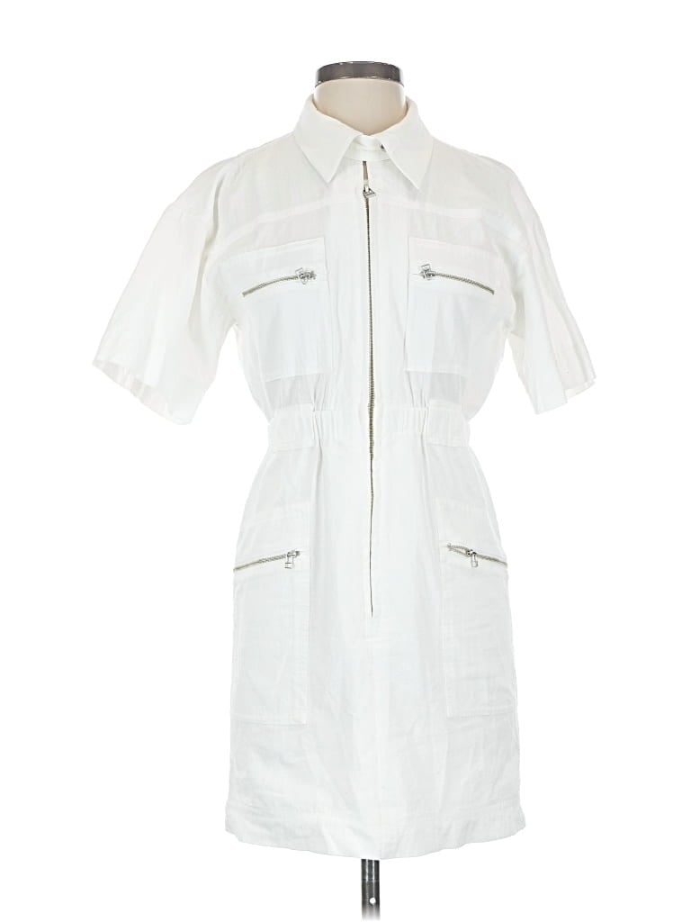 Pre-owned Moussy Casual Dress In White