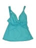 Miraclesuit Teal Swimsuit Top Size 10 - photo 1