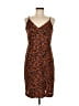 Sanctuary Animal Print Orange Brown Cocktail Dress Size 6 - photo 1