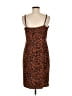 Sanctuary Animal Print Orange Brown Cocktail Dress Size 6 - photo 2