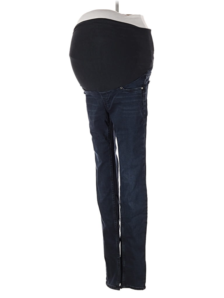 Pre-owned H&m Mama Jeggings In Blue