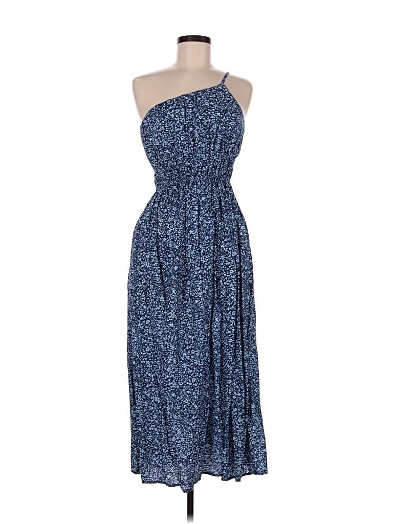 Pre-owned Abercrombie & Fitch Casual Dress In Blue