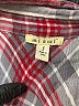 Mi ami Gray Sleeveless Button-Down Shirt Size S - photo 3