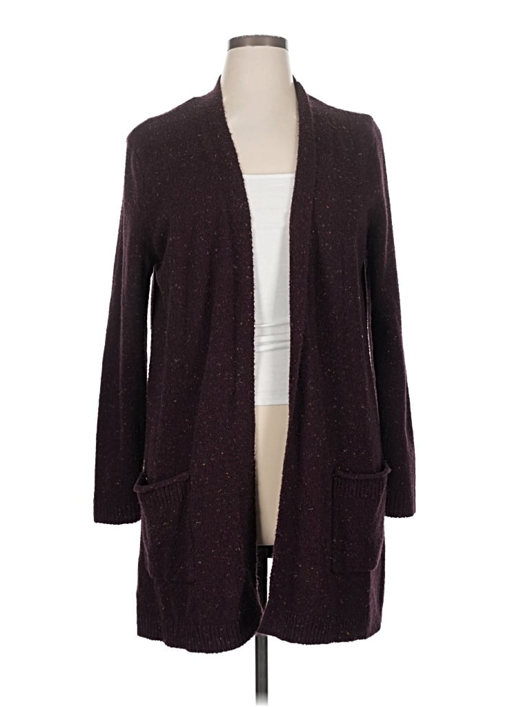 Pre-owned Love Ellie Cardigan Sweater In Burgundy