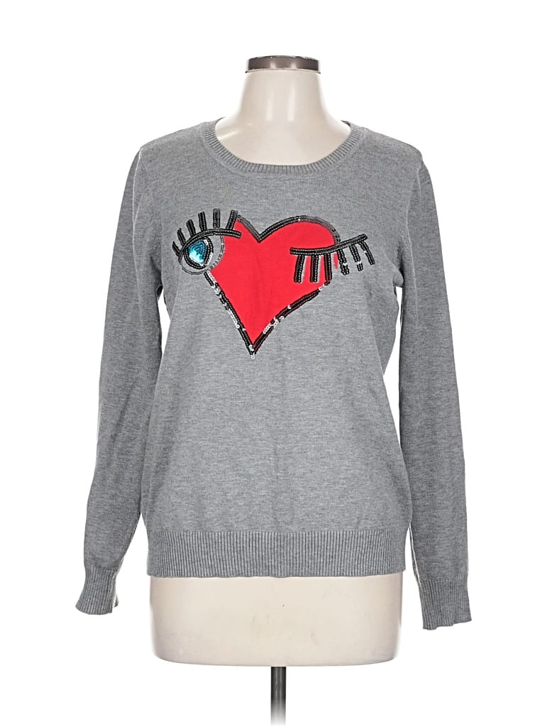 Pre-owned Romeo & Juliet Couture Sweatshirt In Gray