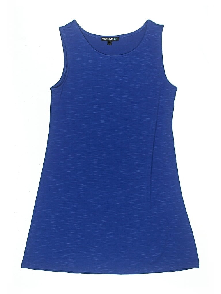 Pre-owned Sequin Hearts Kids' Dress In Blue