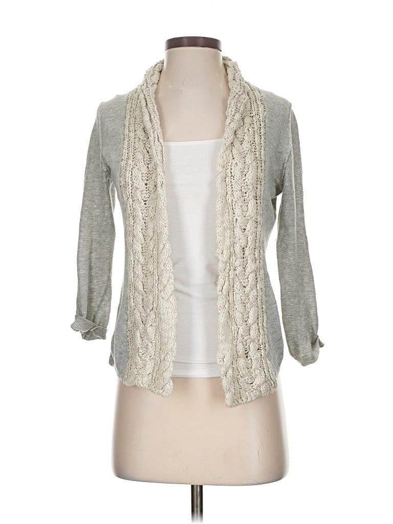 Pre-owned Banana Republic Cardigan Sweater In Gray