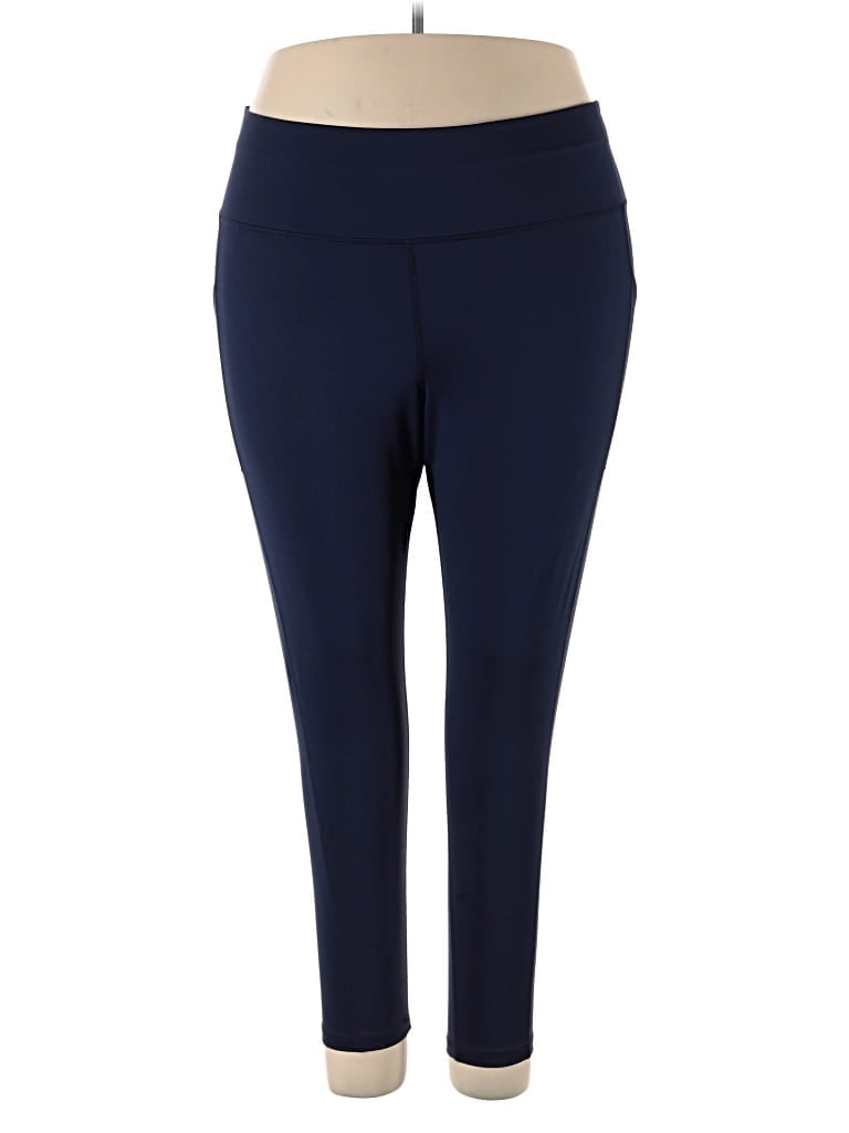 Pre-owned Ideology Active Pants In Blue