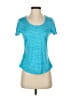 Layer 8 100% Polyester Teal Active T-Shirt Size S - photo 1