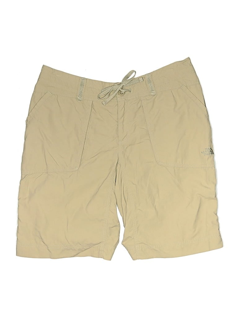 Pre-owned The North Face Khaki Shorts In Brown