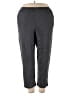 Lands' End 100% Cotton Solid Gray Sweatpants Size 18 - 20 Petite - photo 1