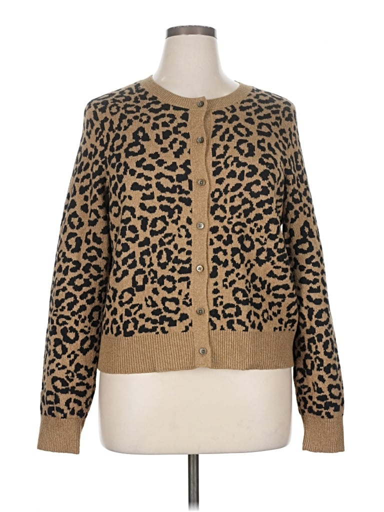 Pre-owned Old Navy Cardigan Sweater In Brown