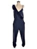 Parker 100% Polyester Solid Blue Jumpsuit Size 4 - photo 1