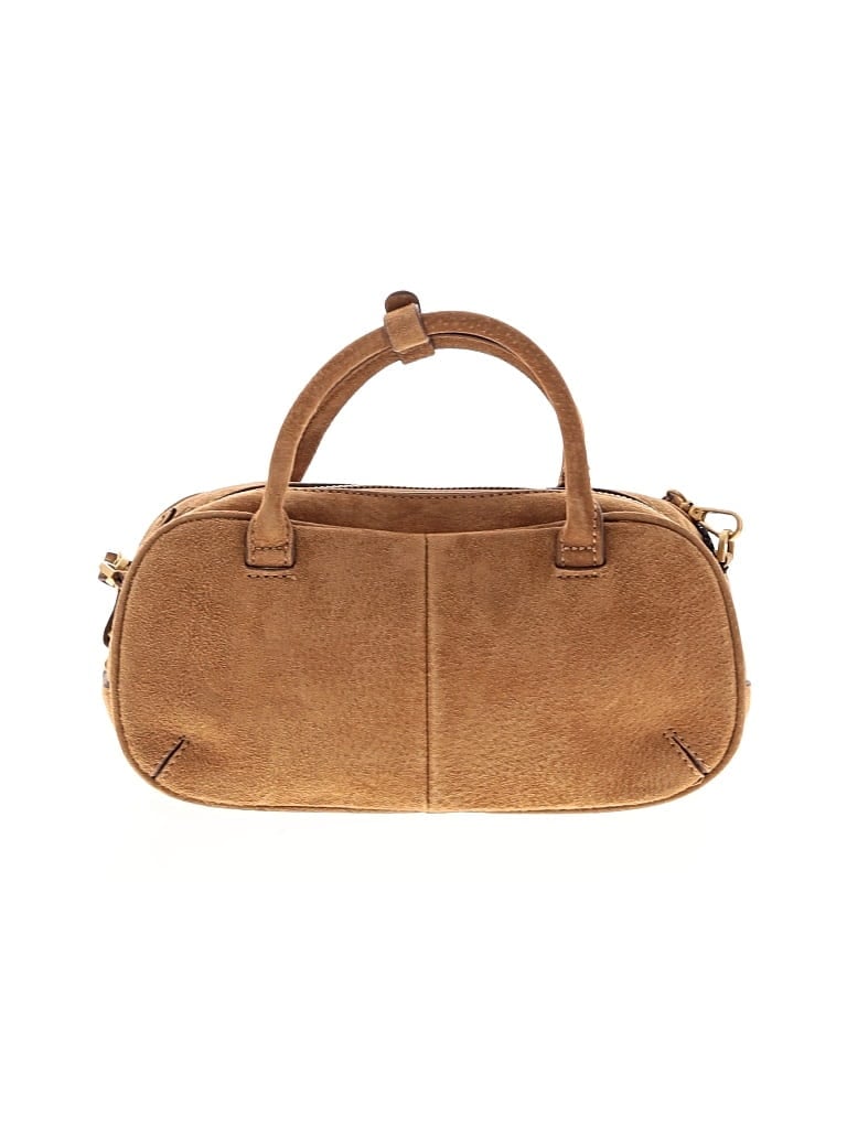 Pre-owned Zara Leather Satchel In Brown