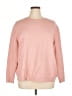 Caslon Solid Pink Pullover Sweater Size XL - photo 1