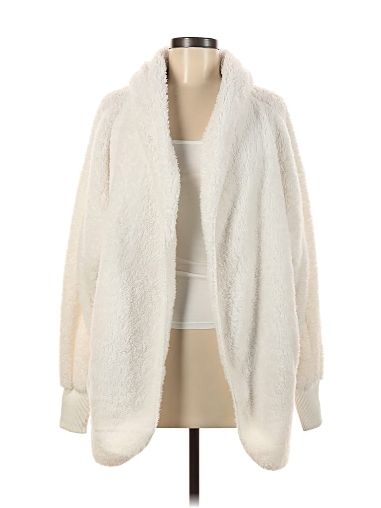 Pre-owned T Party Faux Fur Jacket In White