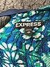 Express 100% Polyester Teal Sleeveless Blouse Size XS - photo 3