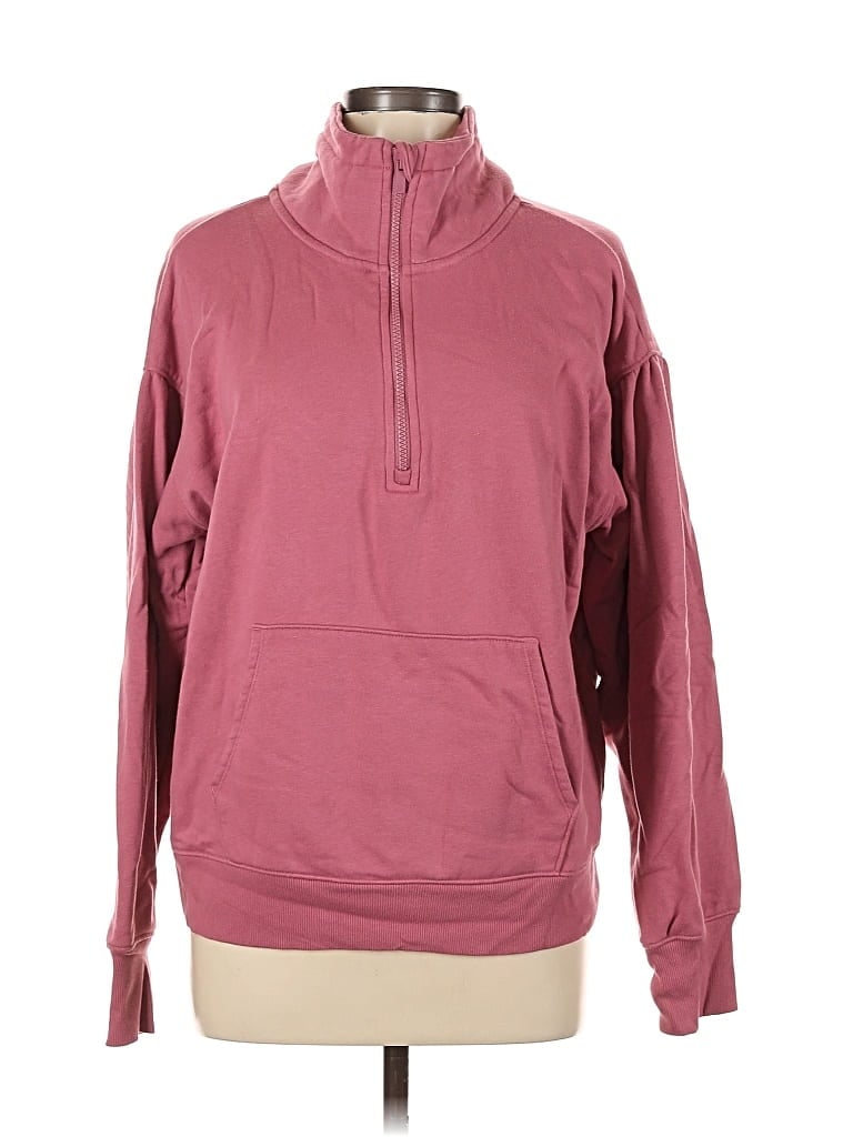 Pre-owned All In Motion Pullover Hoodie In Burgundy