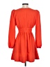 Unbranded 100% Polyester Orange Casual Dress Size S - photo 2