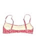 Solid & Striped Print Pink Swimsuit Top Size M - photo 2