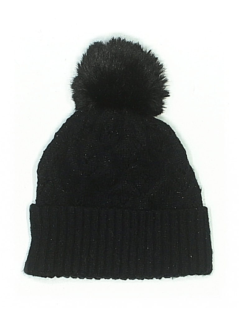 Pre-owned Lauren Conrad Beanie Hat In Black