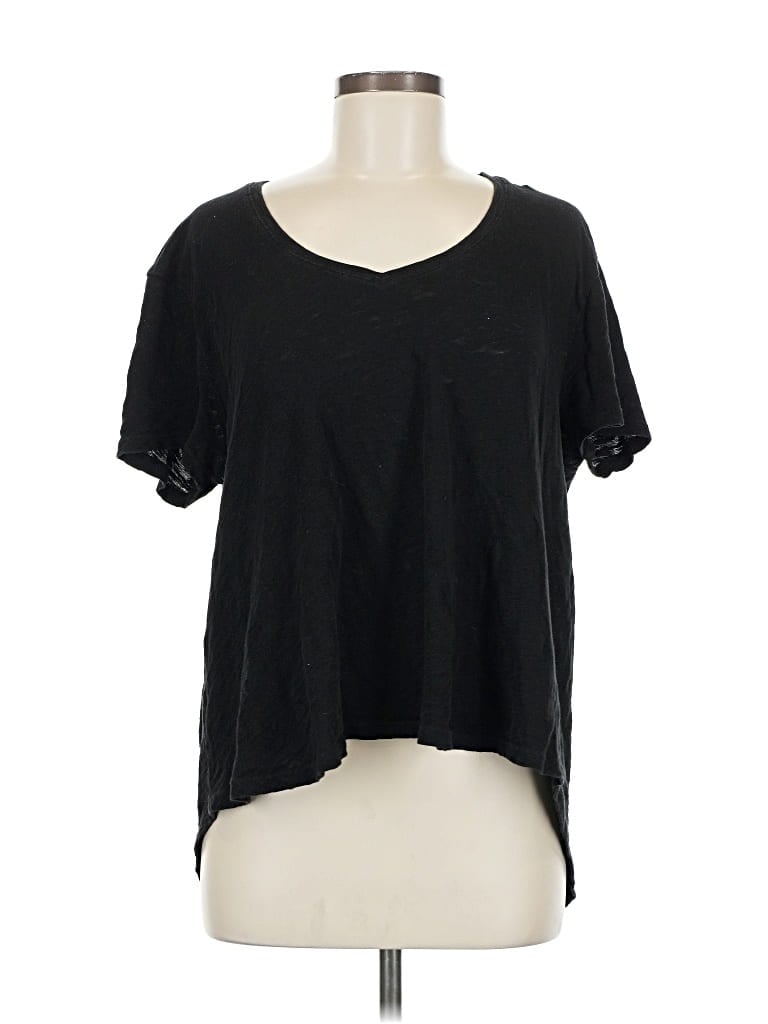Click to view more detailed imagery on our partner's website Pre-owned Atm Anthony Thomas Melillo Short Sleeve T-shirt In Black