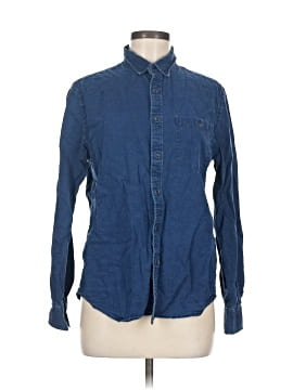 Denim & Flower Long Sleeve Button Down Shirt