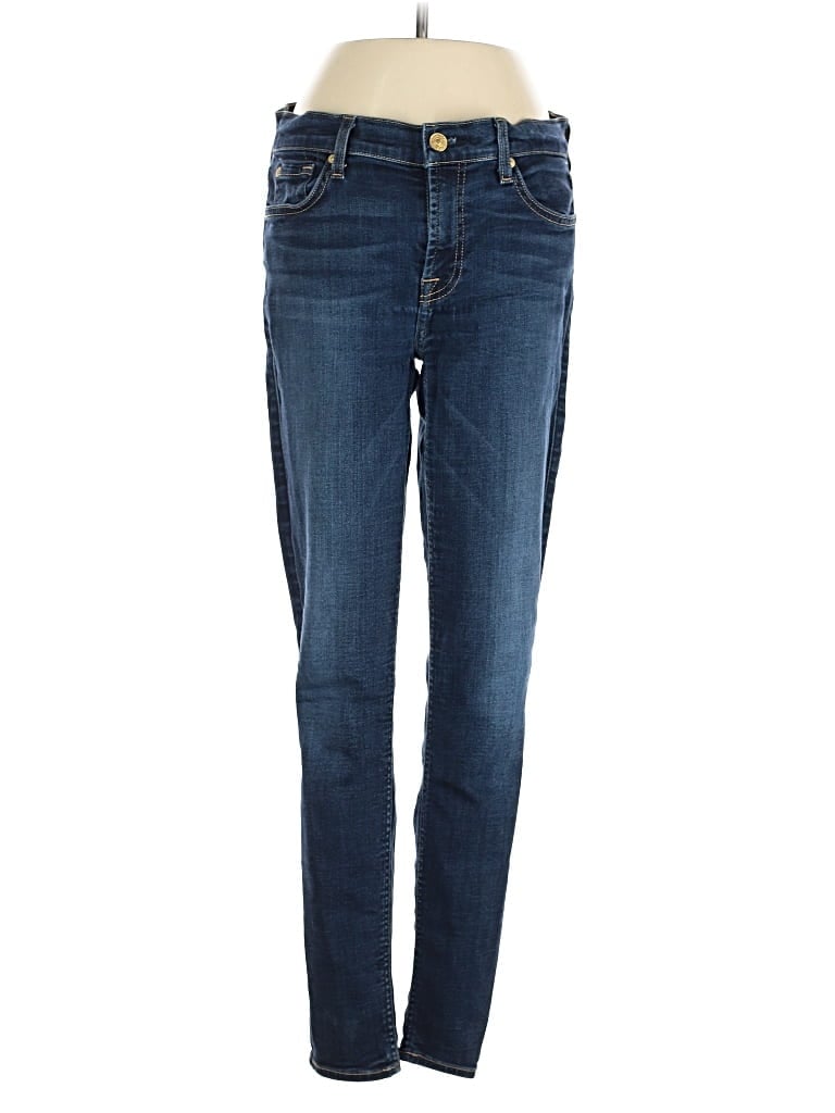 Pre-owned 7 For All Mankind Jeans In Blue