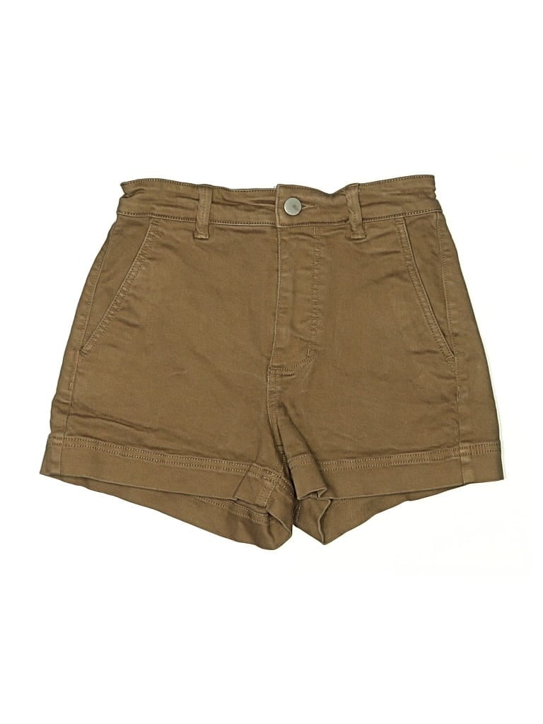 Pre-owned Everlane Khaki Shorts In Brown