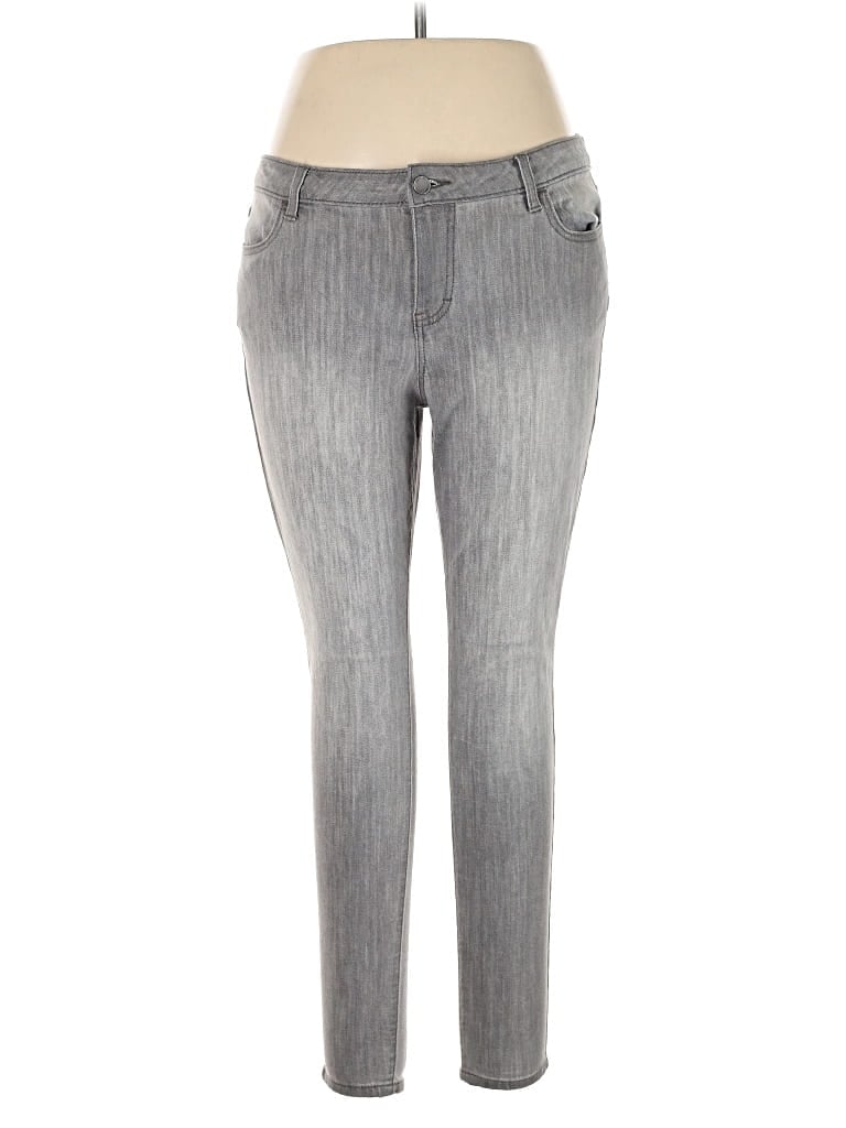 Pre-owned Jlo By Jennifer Lopez Jeans In Gray