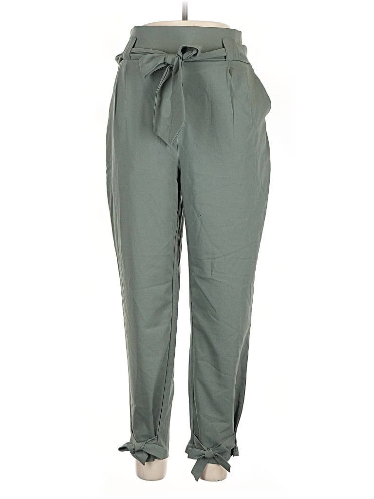 Pre-owned Grace Karin Casual Pants In Green