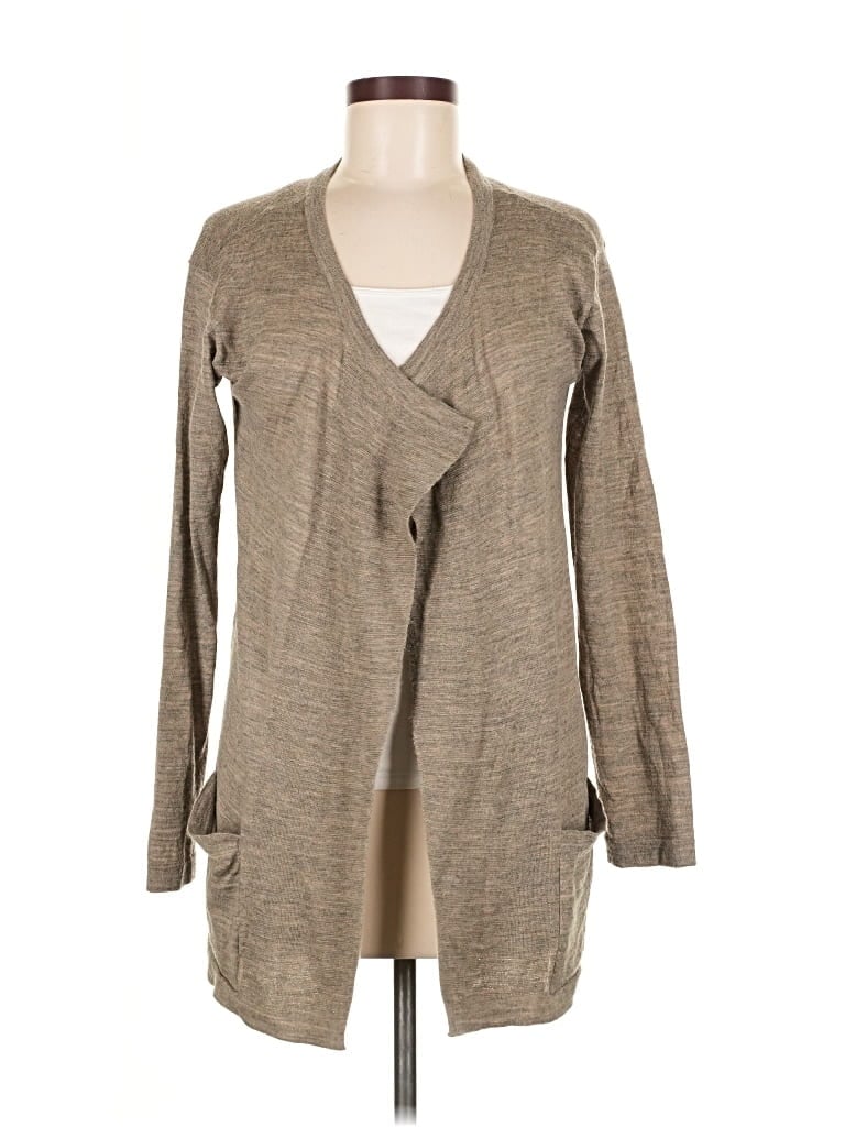 Pre-owned Gap Wool Cardigan Sweater In Brown