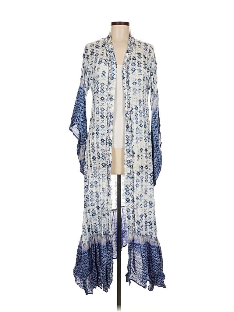 Pre-owned Muche Et Muchette Kimono In Blue