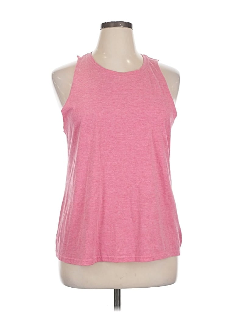 Pre-owned Time And Tru Sleeveless T-shirt In Pink
