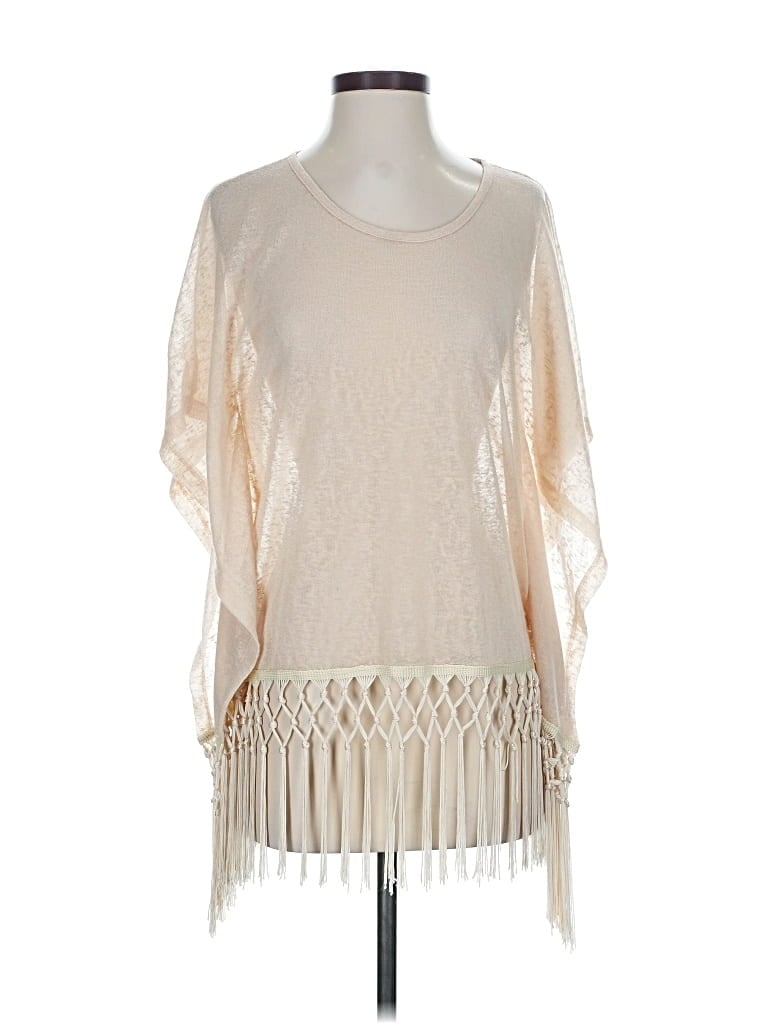 Pre-owned See You Monday Short Sleeve Blouse In White