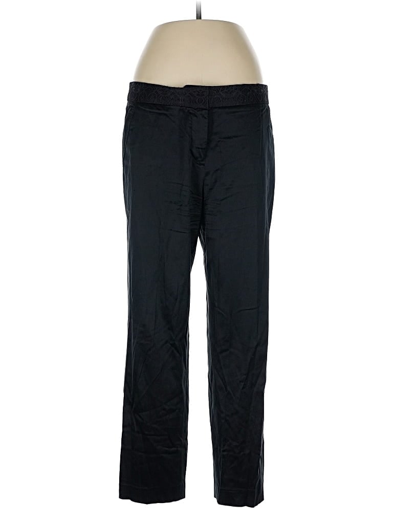 Pre-owned Tory Burch Silk Pants In Black