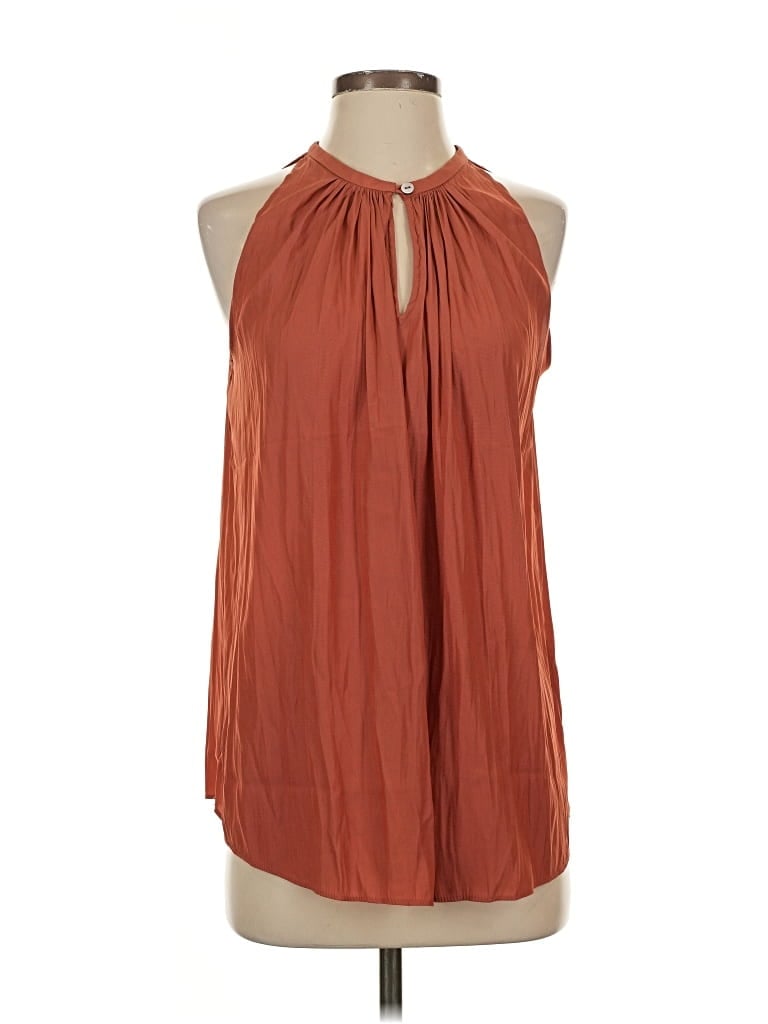 Pre-owned Catherine Malandrino Sleeveless Blouse In Orange