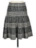 Max Studio Houndstooth Black Casual Skirt Size S - photo 2