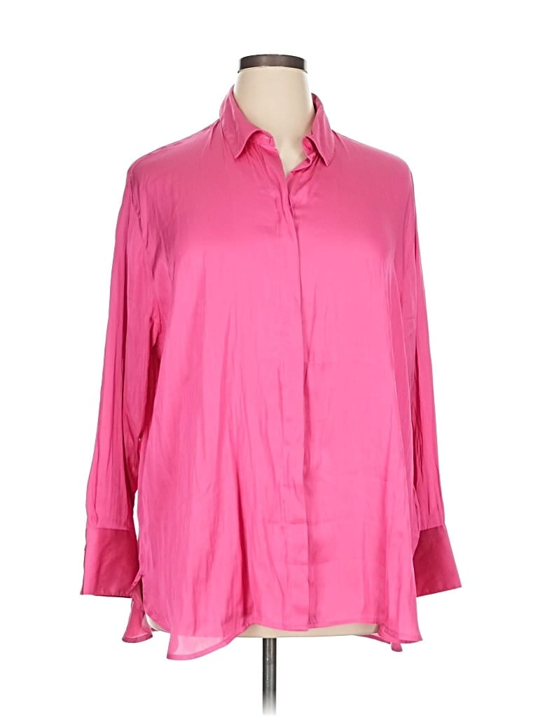 Old Navy 3/4 Sleeve Blouse In Pink