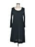 Gap Solid Black Gray Casual Dress Size M - photo 1